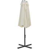  Vrtni suncobran s aluminijskom šipkom 460 x 270 cm boja pijeska | shoptok.hr