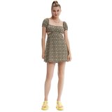 Cropp ženska haljina s cvjetnim uzorkom - Crna 1387S-99X | shoptok.hr