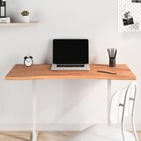 vidaXL Ploča za radni stol 110x(50-55)x2 5 cm od masivne bukovine Cijene
