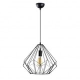 Opviq Vislica DIAMOND 73, crna, metal, promjer 37 cm, visina 129 cm, podesiva visina, E27 40 W, Diamond - 703-S | shoptok.hr