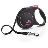 Flexi black design - automatski povodac za pse (pink) l traka | Eponuda.com