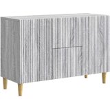  Kreveta Siva sonoma 89 x 34 5 x 60 cm Konstruirano drvo - Siva sonoma | shoptok.hr