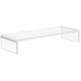 Nesta Ergonomsko stojalo za monitor iz akrila, stojalo za zaslon, prenosnik, računalnik in notebook, prozorno, 53 x 19 x 9 cm, (5000493070) | Shoptok.si