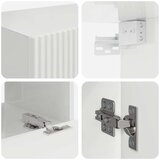  Set omare za televizijo na steni 4 pcs Visok sijaj bela, (5000132395) | Shoptok.si
