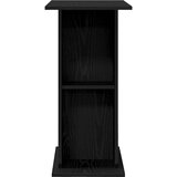 vidaXL Stojalo za akvarij črni hrast 75x36x72,5 cm inženirski les | Shoptok.si