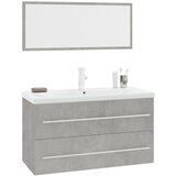  3-dijelni set kupaonskog namještaja siva boja betona | Eponuda.com