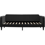  Dnevni krevet s madracem crni 90 x 200 cm baršunasti | shoptok.hr