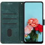 INORCO Za Tecno Spark 10 5G zaščitna torbica na dotik kože, stojalo, vtisnjene črte, PU usnjena denarnica, ovitek za telefon, (22035634) | Shoptok.si