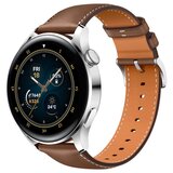 Huawei Watch 3 pametna ura, Stainless Steel, z rjavim usnjenim paščkom (46mm) | Shoptok.si