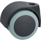 STABILIT dvostruki kotačić (Nosivost: 40 kg, Crno-sive boje, Termoplastični elastomeri (TPE), Promjer otvora za vijak: 10 mm) Cijene