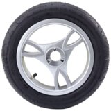  Plastic wheel with rubber tire (inflatable) PRO 700 front | shoptok.hr