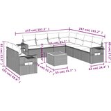  10-dijelni set vrtnih sofa od poliratana s jastucima | shoptok.hr
