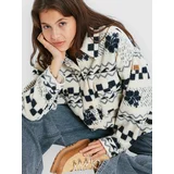 Morning Crush Shacket Sherpa Jakna parchment morning crush