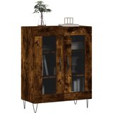  Komoda boja dimljenog hrasta 69,5x34x90 cm konstruirano drvo | shoptok.hr
