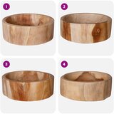 Zdjela za voće JEPARA Tamnije smeđi teak Ø 30 cm | shoptok.hr