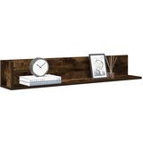 vidaXL Stenske police 2 kosa dim. hrast 100x16,5x16,5 cm inž. les | Shoptok.si