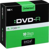 Intenso DVD-R 4,7GB pak. 10 komada Slim Case – DVD-R4,7GB/10Slim Cijene
