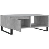 vidaXL Klubska mizica betonsko siva 90x60x35 cm inženirski les | Shoptok.si