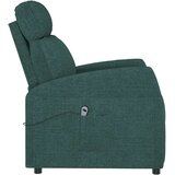  Fotelja na podizanje od tkanine tamnozelena | shoptok.hr