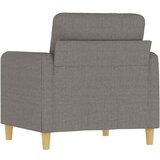  Fotelja smeđesiva 60 cm od tkanine | shoptok.hr