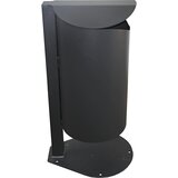  Posoda za odpadke s stebričem, za uporabo na prostem, prostornina 40 l, VxØ 1450 x 365 mm, antracitne barve Cene