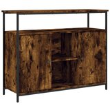 Maison Chic Komoda - Predalnik dimljeni hrast 100x35x80 cm inženirski les, (21718170) Cene
