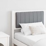  Tapecirani uzglavlje Bijelo 160 cm Čvrsto borovo drvo | shoptok.hr