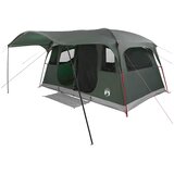 vidaXL Tunelski šotor s streho Vojaška zelena 427 x 305 x 205 cm, (5000309633) | Shoptok.si