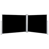  Uvlačiva bočna tenda 120 x 1000 cm crna | shoptok.hr