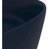 Luksuzni okrugli umivaonik mat tamnoplavi 40 x 15 cm keramički | Eponuda.ba