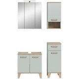 MID.YOU Kopalnica Star, Barva Hrasta, Svetlo Zelena, 4-Delna | Shoptok.si