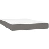  S oprugama i madracem tamnosivi 120 x 200 cm od tkanine | shoptok.hr