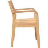  Blagovaonske stolice 2 kom. Prirodna guma od punog drva | shoptok.hr