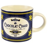 Rex London Temno modro-kremno bela keramična skodelica 350 ml Chocolat Chaud – | Shoptok.si