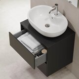  Kupaonski ormarić TRONDHEIM za umivaonik 60 cm, crni | Eponuda.com