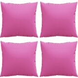  Jastuci 4 kom Ružičasti 60x60 cm Tkanina | shoptok.hr