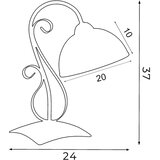  Stona lampa ANTICA 1xE27/60W/230V | Eponuda.com