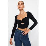 Trendyol Black Window/Cut Out Detail Blouse | Shoptok.si