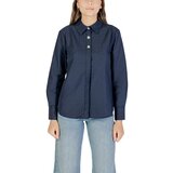 Jacqueline De Yong Srajce & Bluze Jdysoho L/S Loose Button Shirt Wvn 15357430 Modra Cene
