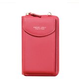 INF Usnjena torbica za telefon - elegantna in prostorna torbica za čez telo Red, (21872306) | Shoptok.si