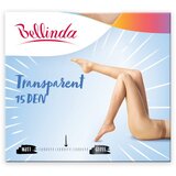 Bellinda TRANSPARENT 15 DEN - Highly transparent tights - black | Shoptok.si