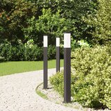  Stupić za zidne svjetiljke 3 kom 80 cm crne IP44 | shoptok.hr