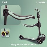 Sun Baby romobil za ravnotežu na 3 kotača 3u1 zeleni | shoptok.hr