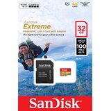 Sandisk microSD kartica Extreme, 32 GB, z adapterjem SD, SDSQXAF-032G-GN6AA | Shoptok.si