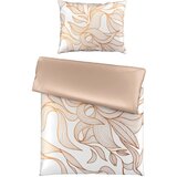 Esposa obojestranska posteljnina 140/200 cm saten bež | Shoptok.si