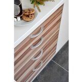 SIRO Ručka za namještaj + umetak krom sjajni/aluminij | shoptok.hr