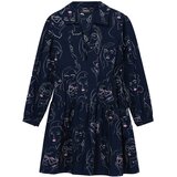 Desigual Dolga srajca modra / mešane barve | Shoptok.si