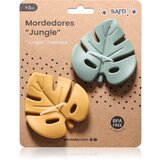 Saro Baby Jungle grizalo Mint/Mustard 2 kos Cene