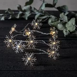 Star Trading božićni svjetleći lanac 135 cm izy snowflakes - star trading
