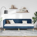  Kutni okvir kreveta Plava 80 x 200 cm tkanina | shoptok.hr